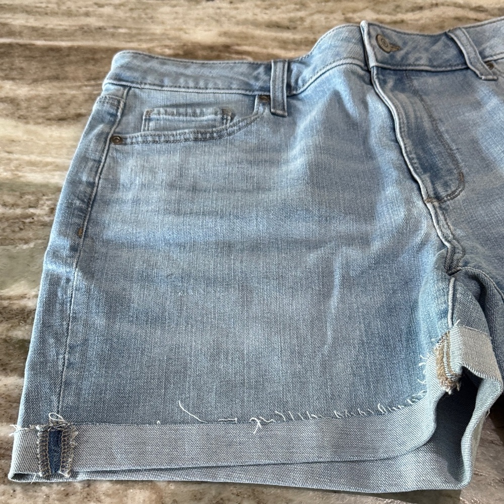 Sonoma Light Blue Rolled-Hem Denim Shorts - Picture 4 of 6